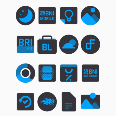 Ocean - Blue Icon Pack Android Screenshot 2