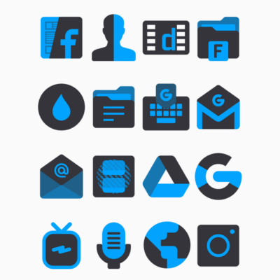 Ocean - Blue Icon Pack Android Screenshot 3