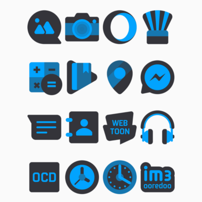Ocean - Blue Icon Pack Android Screenshot 4
