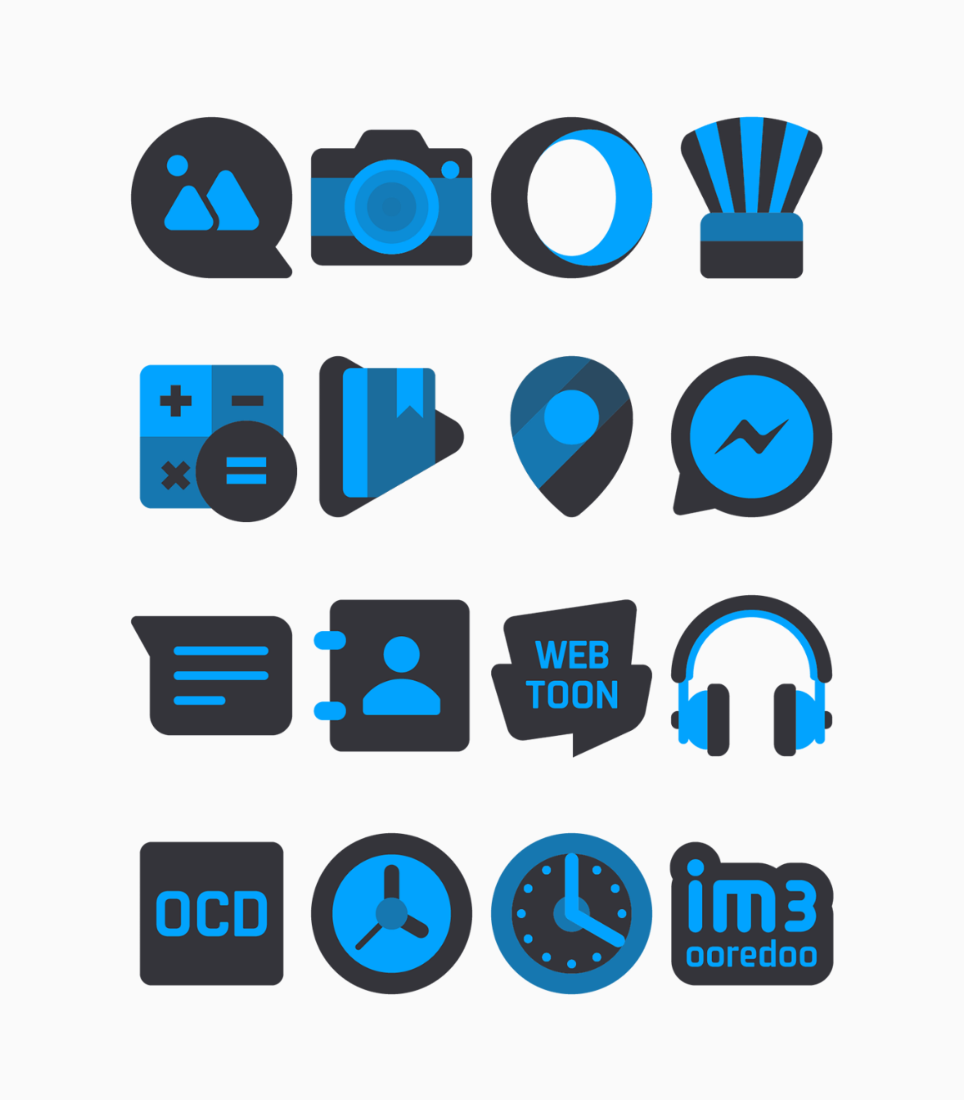 Ocean - Blue Icon Pack Android Screenshot 4