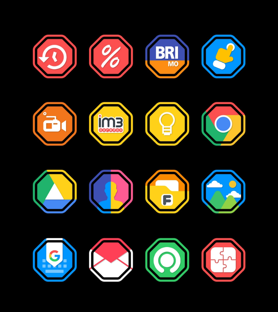 OctaRing - Icon Pack Android Screenshot 2