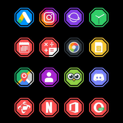 OctaRing - Icon Pack Android Screenshot 3