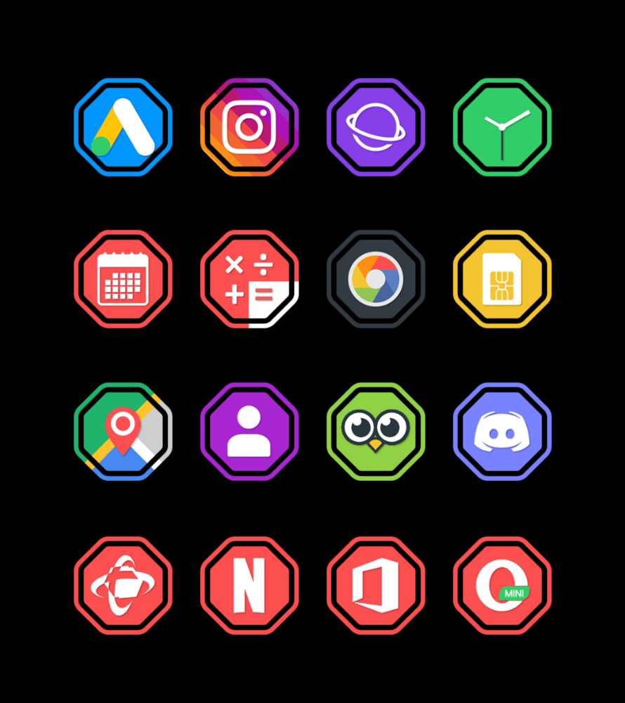 OctaRing - Icon Pack Android Screenshot 3