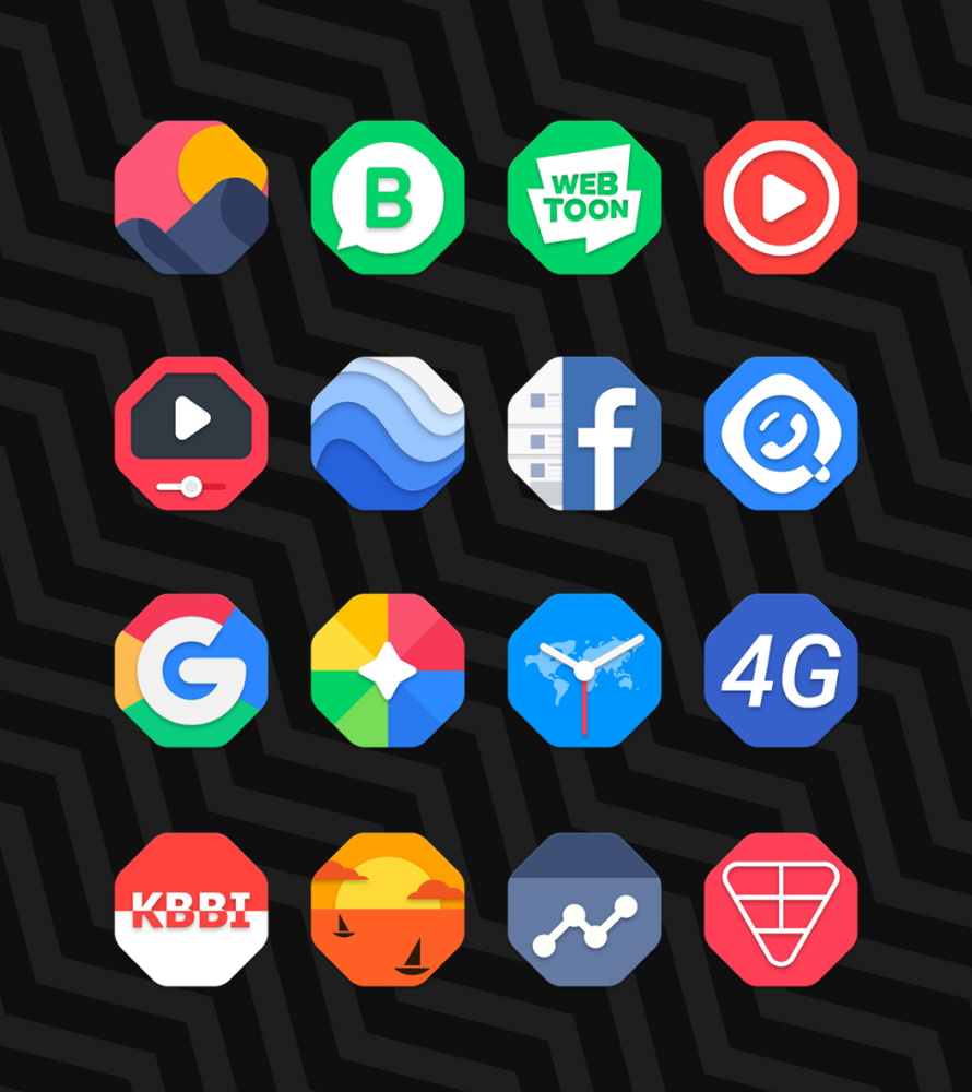 Octagon - Icon Pack Android Screenshot 2