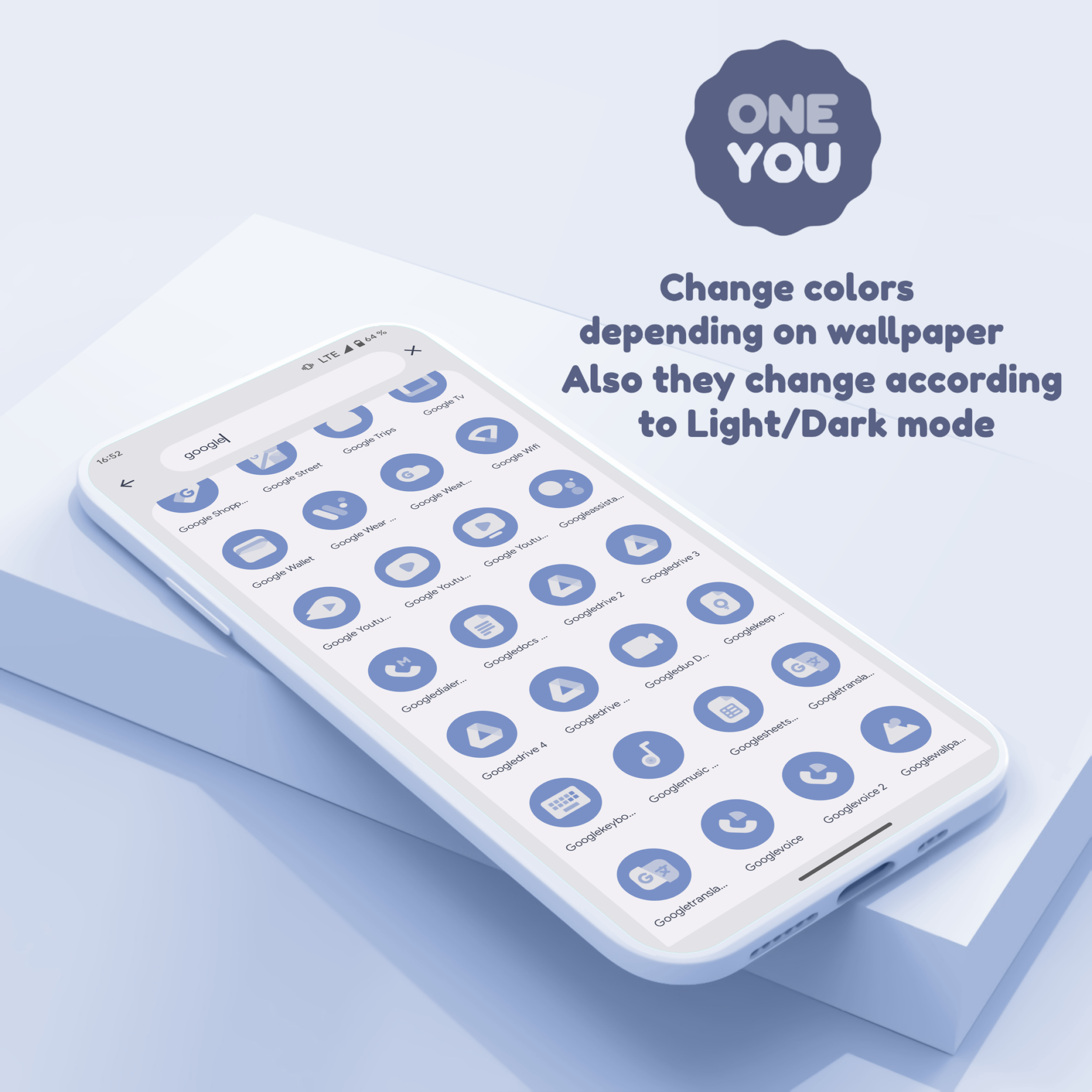 OneYou Icon Pack Android Screenshot 4