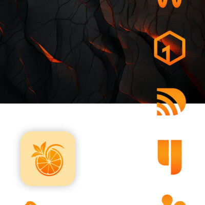Orange Citrus Icon Pack Android Screenshot 2