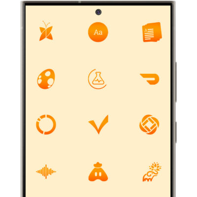 Orange Citrus Icon Pack Android Screenshot 3