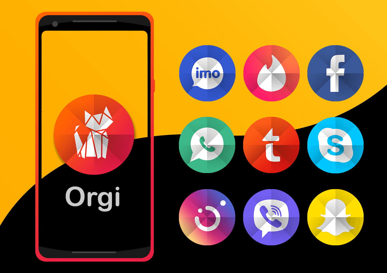 Orgi - Icon Pack Android Screenshot 3