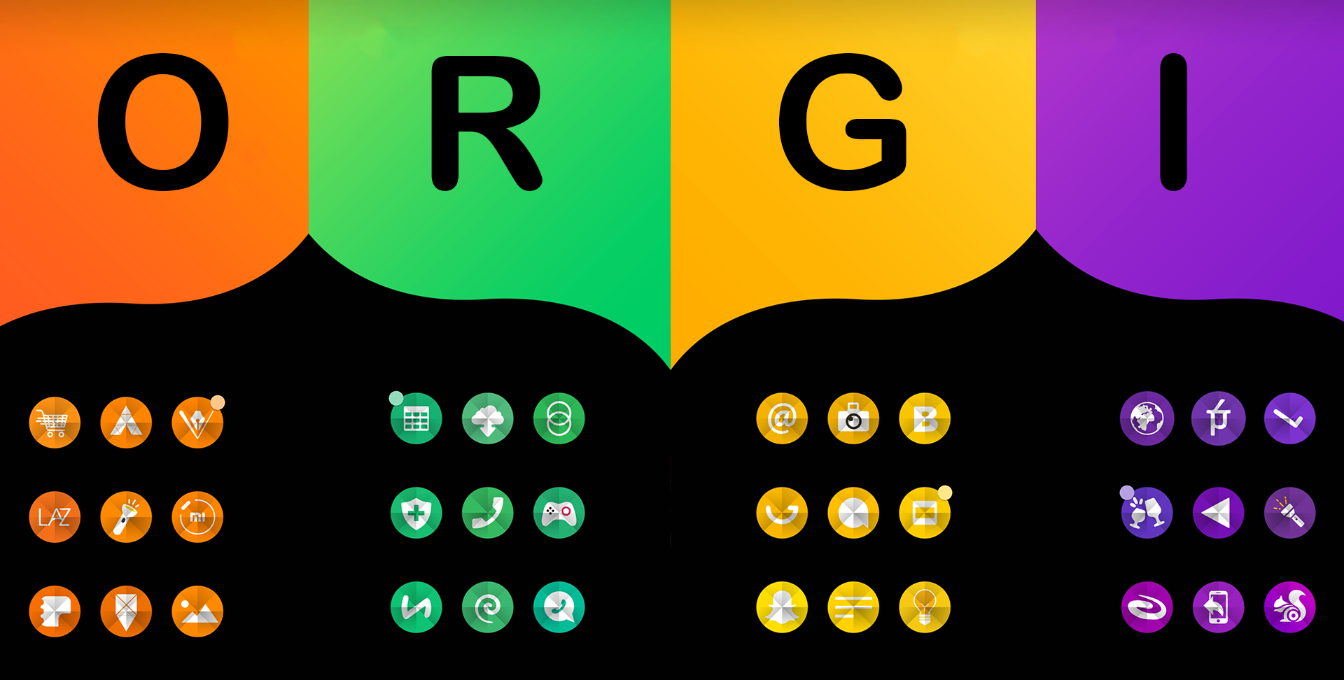 Orgi - Icon Pack Android Screenshot 4