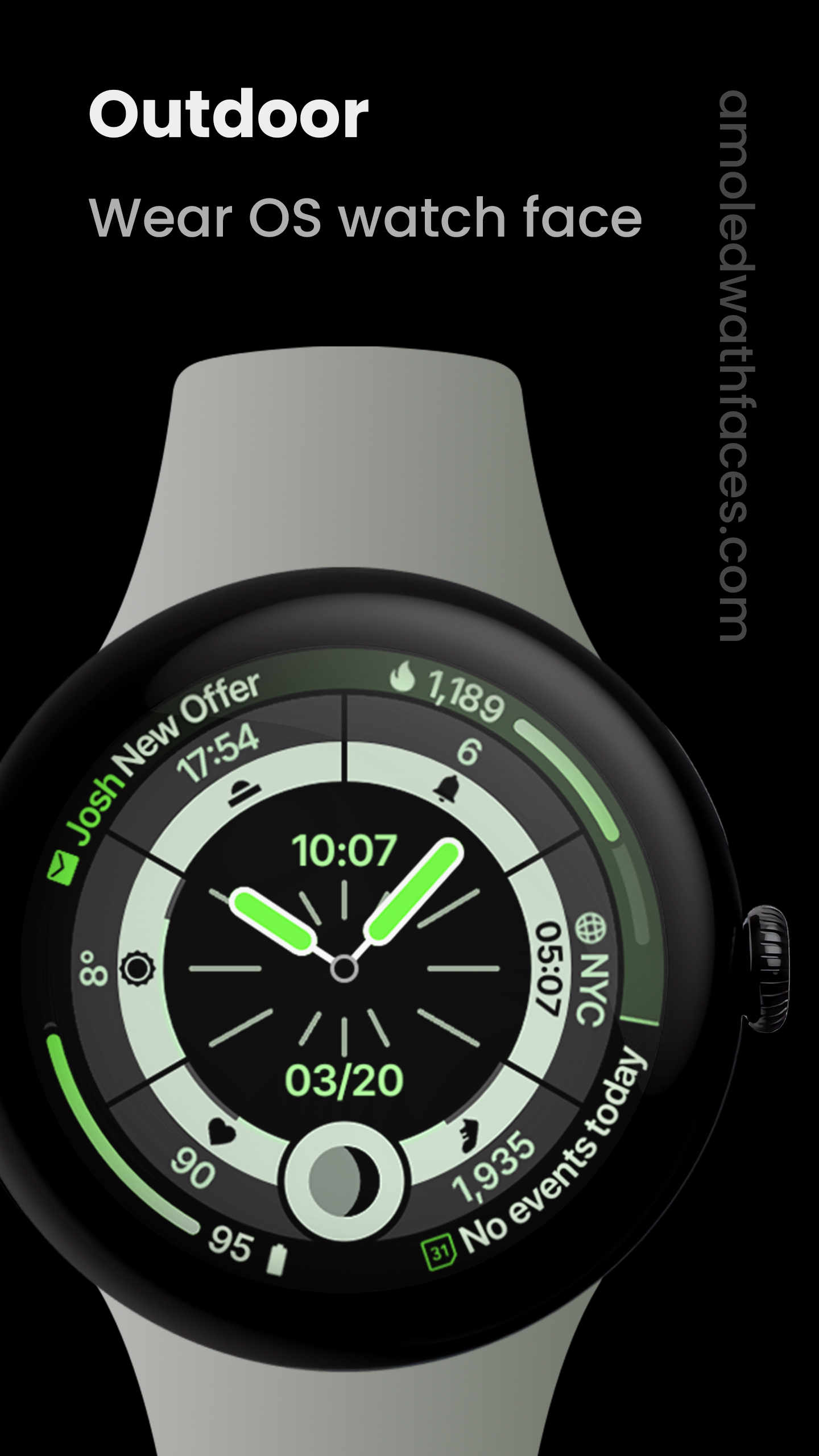 Outdoor Watch Face Android Screenshot 3