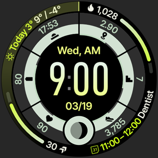 Outdoor Watch Face Android Screenshot