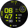 PIXEL INSTINCT 3 Watch Face Android Screenshot