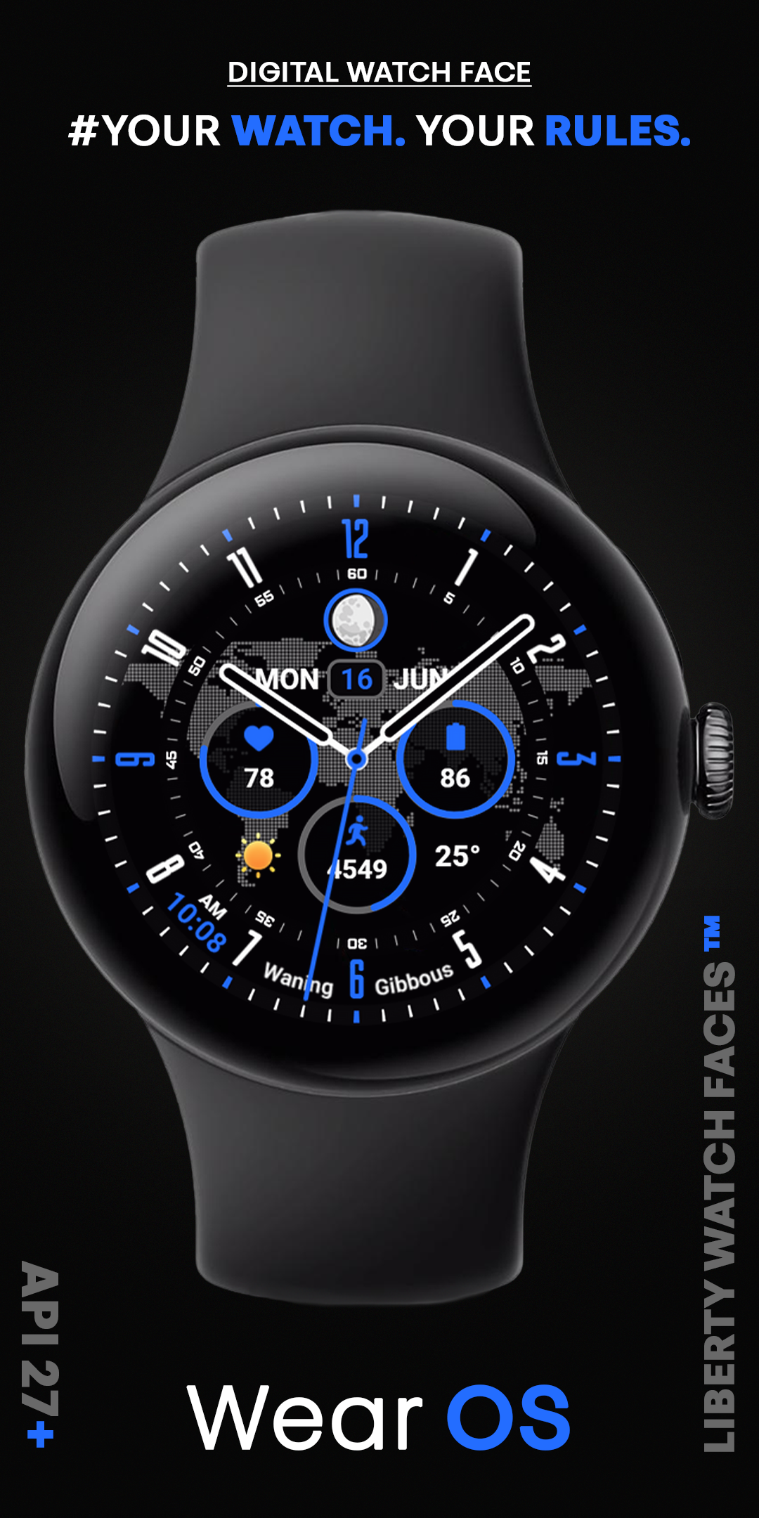PIXEL WORLD PRO Watch Face Android Screenshot 2