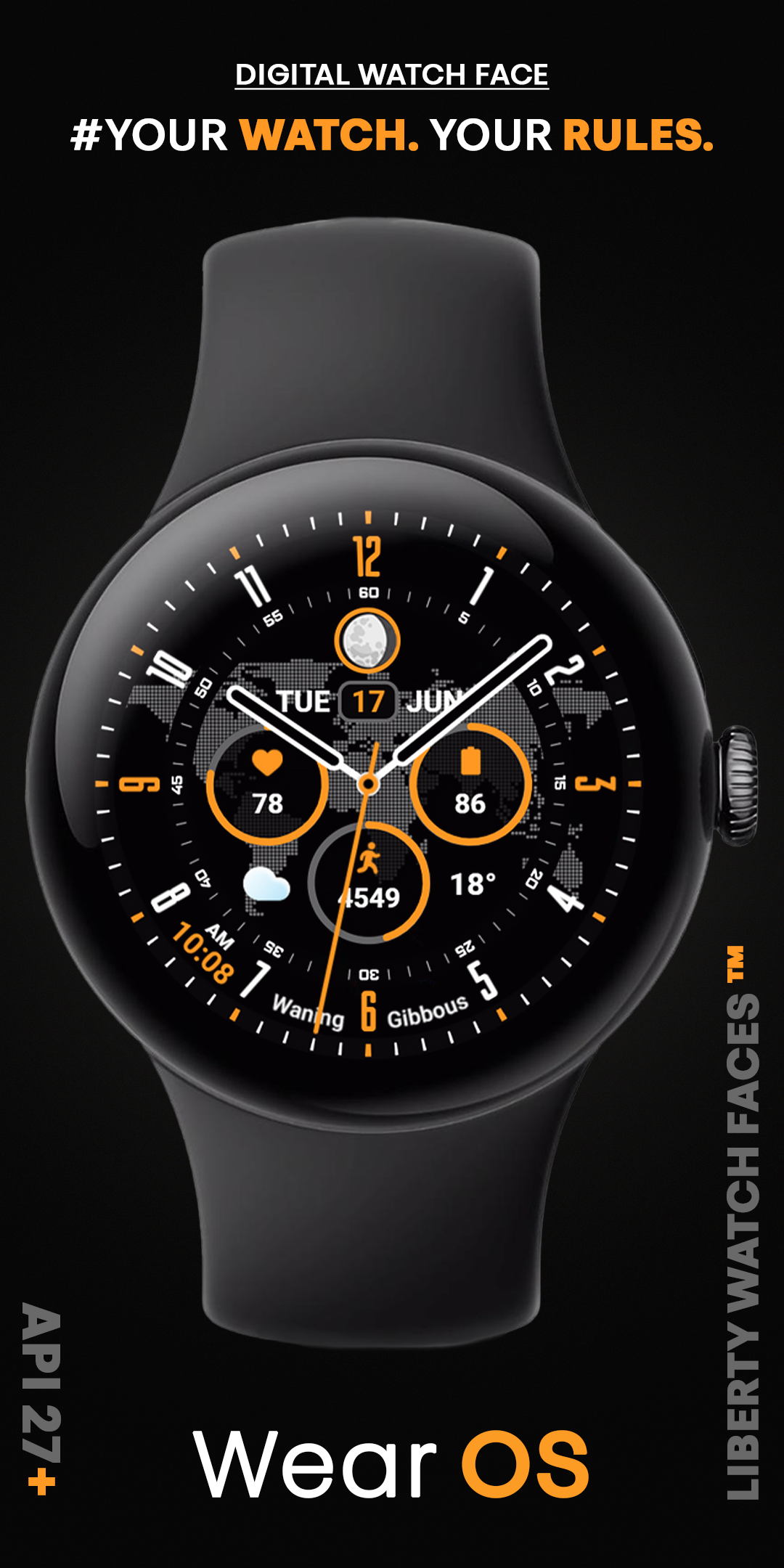PIXEL WORLD PRO Watch Face Android Screenshot 3