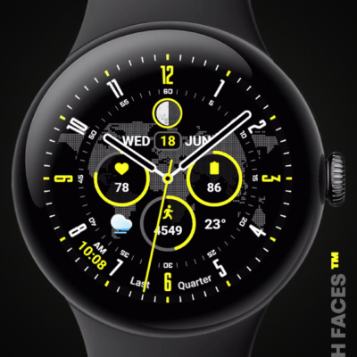 PIXEL WORLD PRO Watch Face Android Screenshot 4