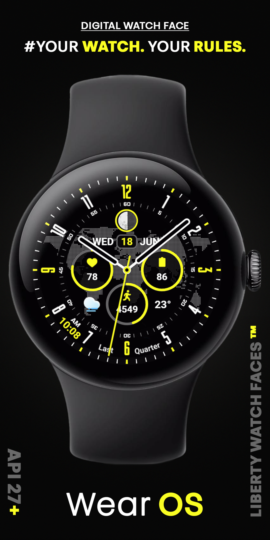 PIXEL WORLD PRO Watch Face Android Screenshot 4