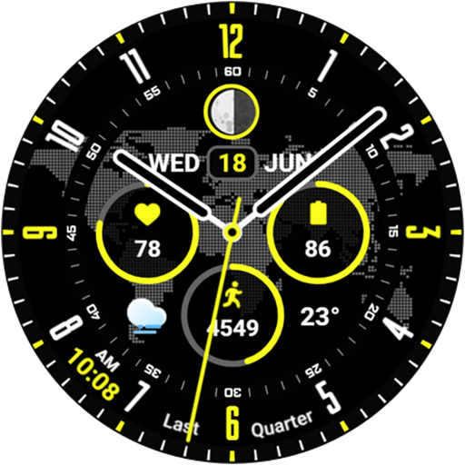 PIXEL WORLD PRO Watch Face Android Screenshot