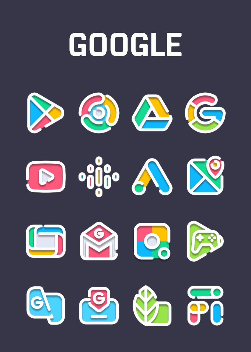 PasteLina - Icon Pack Android Screenshot 2