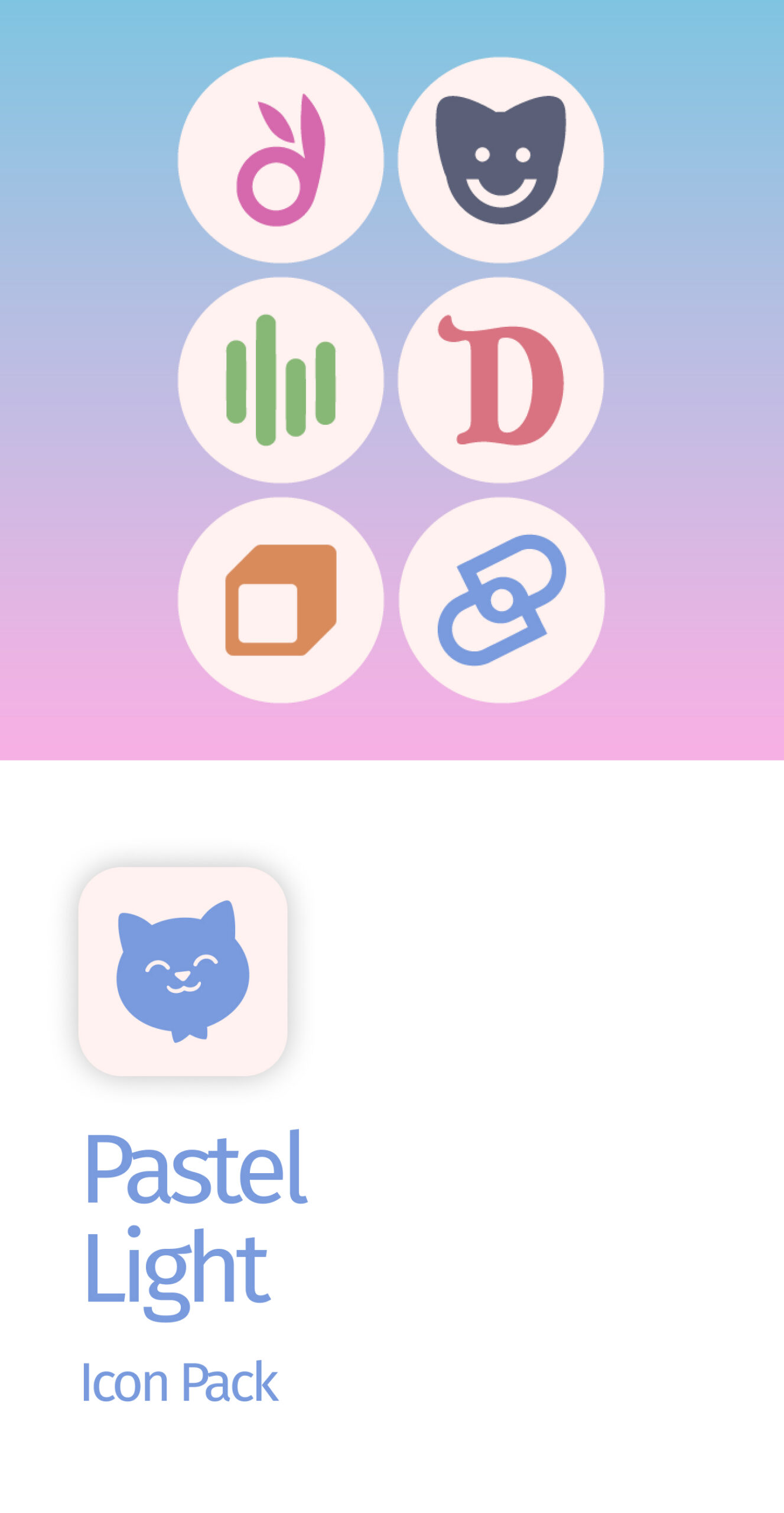 Pastel Light Icon Pack Android Screenshot 2
