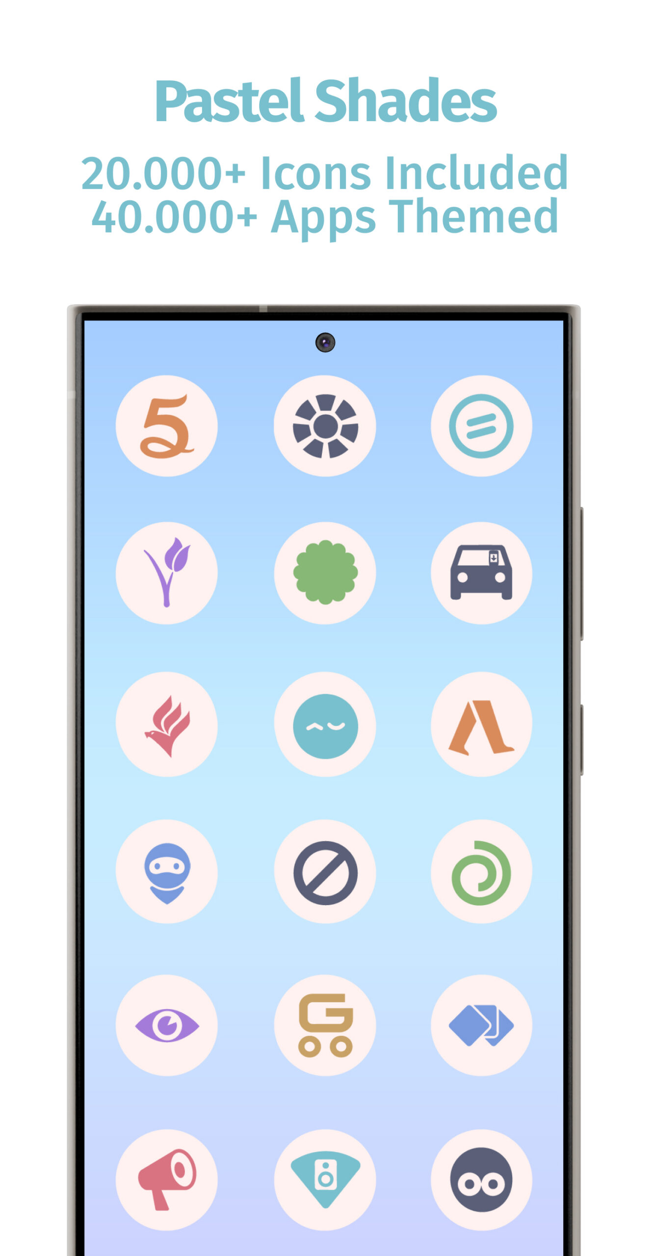 Pastel Light Icon Pack Android Screenshot 3