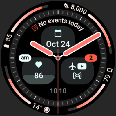 Pathfinder Watch Face Android Screenshot