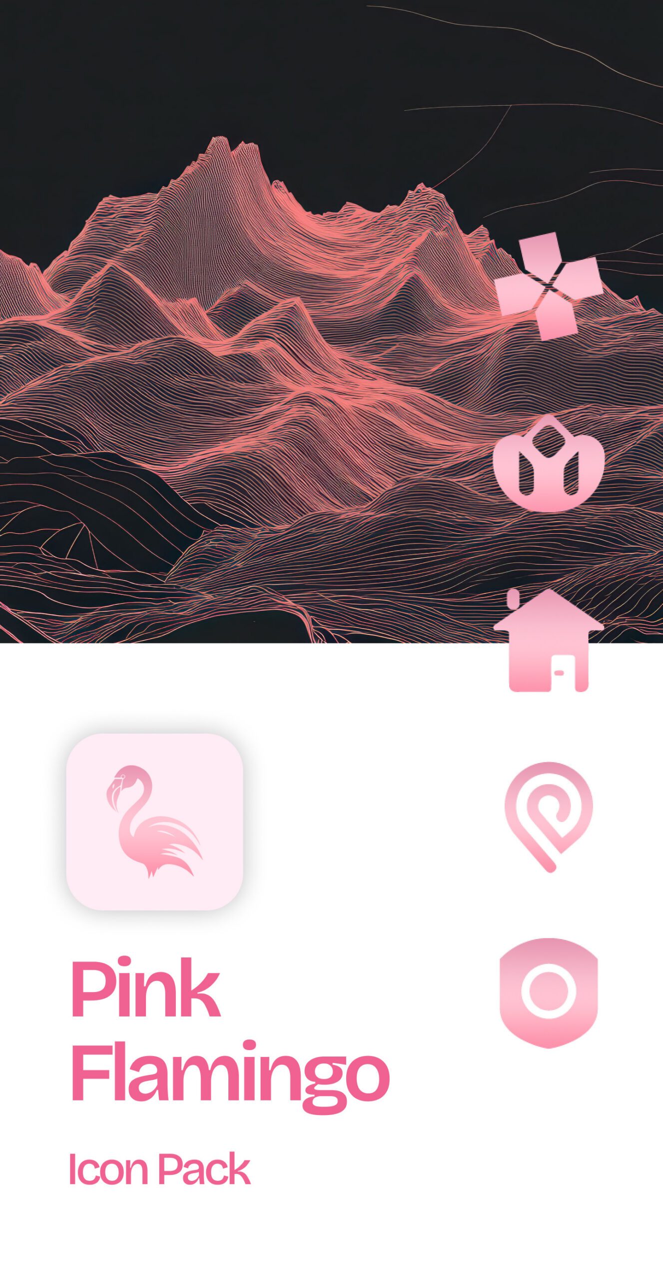 Pink Flamingo Icon Pack Android Screenshot 2