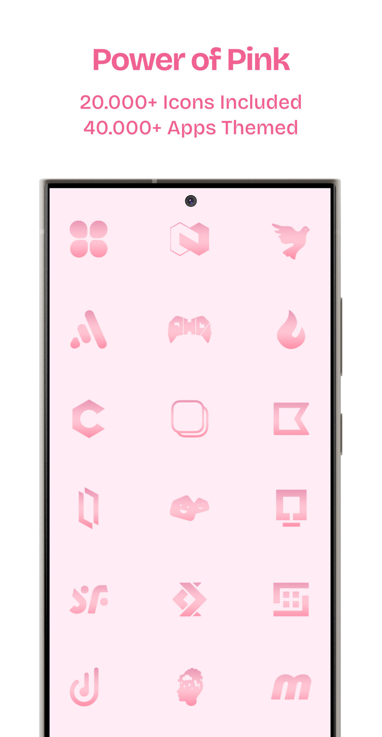 Pink Flamingo Icon Pack Android Screenshot 3