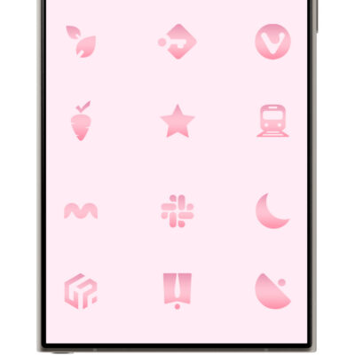 Pink Flamingo Icon Pack Android Screenshot 4