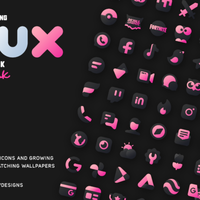 Pink IconPack : LuX Android Screenshot 2