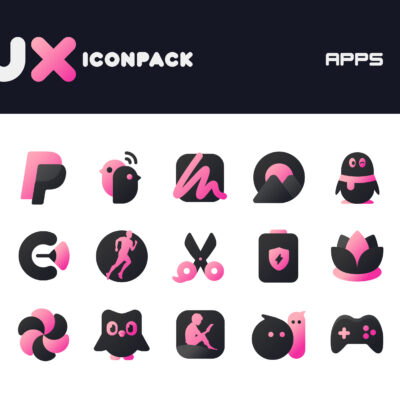 Pink IconPack : LuX Android Screenshot 4
