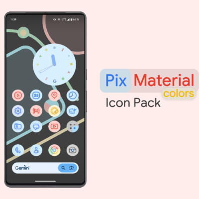 Pix Material Colors Icon Pack Android Screenshot 2