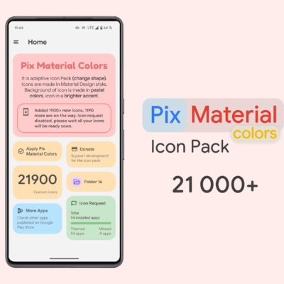 Pix Material Colors Icon Pack Android Screenshot 3