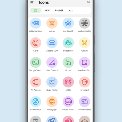 Pix Material Colors Icon Pack Android Screenshot 4
