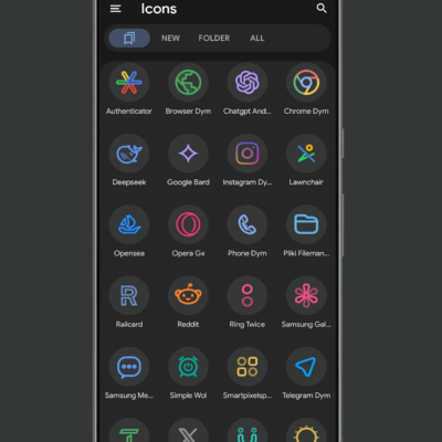 Pix Material Dark Icon Pack Android Screenshot 4