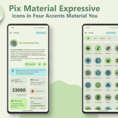 Pix Material Expressive Icons Android Screenshot 2