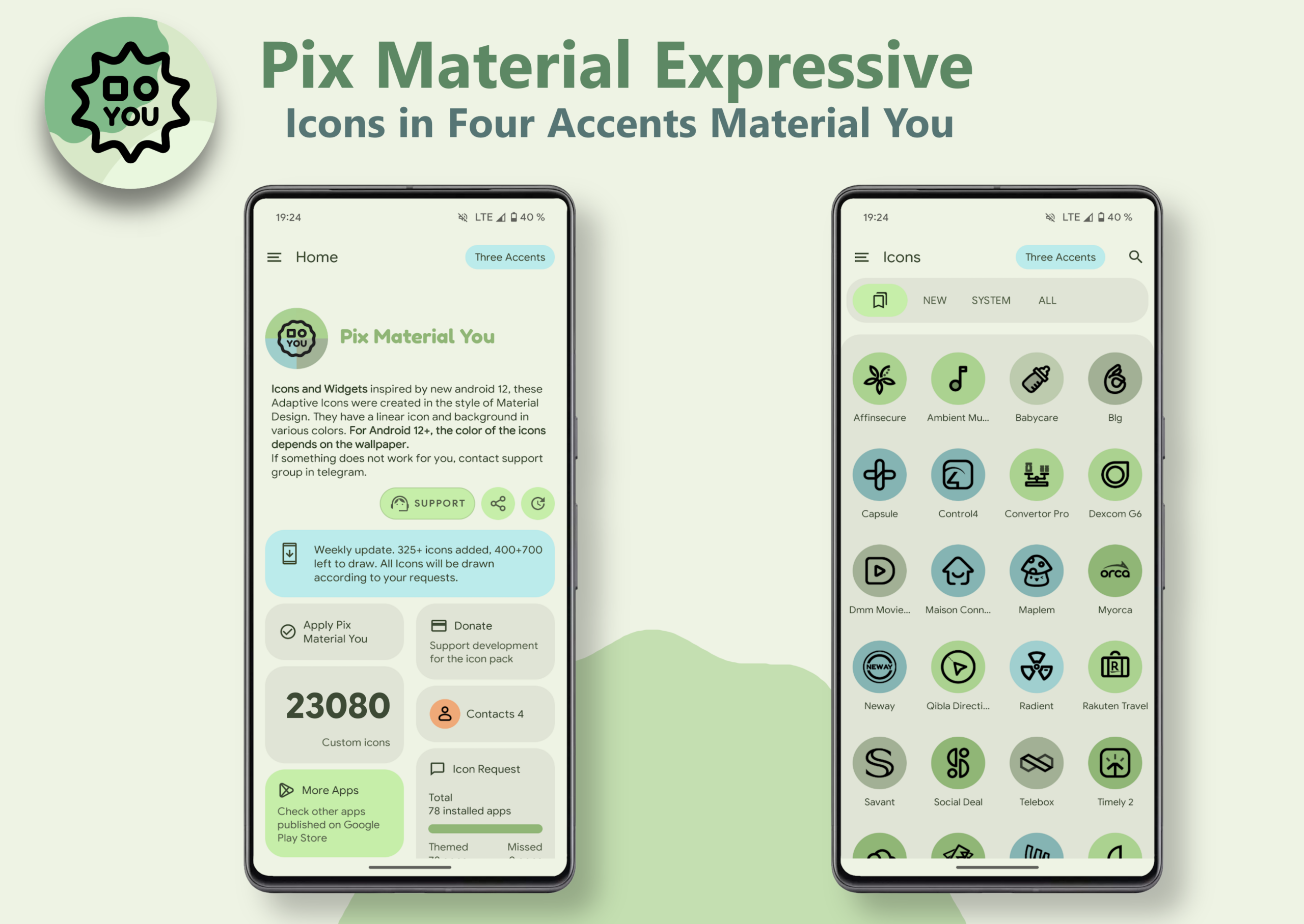 Pix Material Expressive Icons Android Screenshot 2