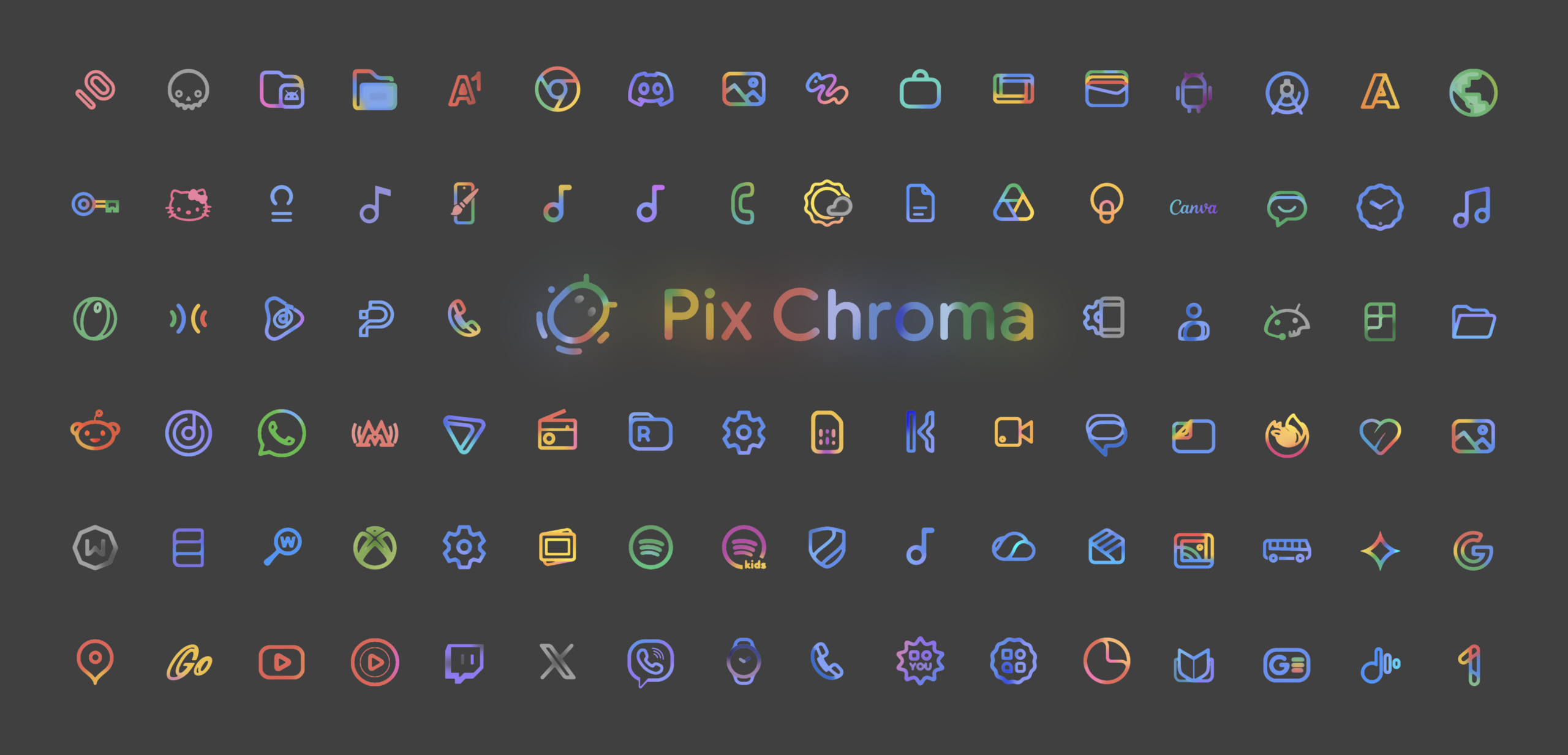 PixChroma Icons and Widgets Android Screenshot 2