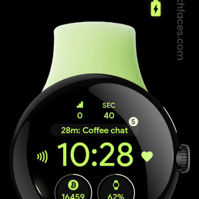 Pixel OLED: Watch face Android Screenshot 2
