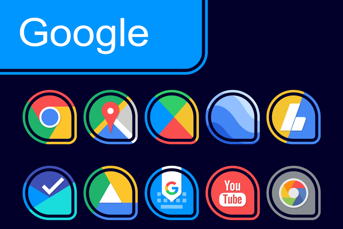 Pixel Ring Drop - Icon Pack Android Screenshot 2