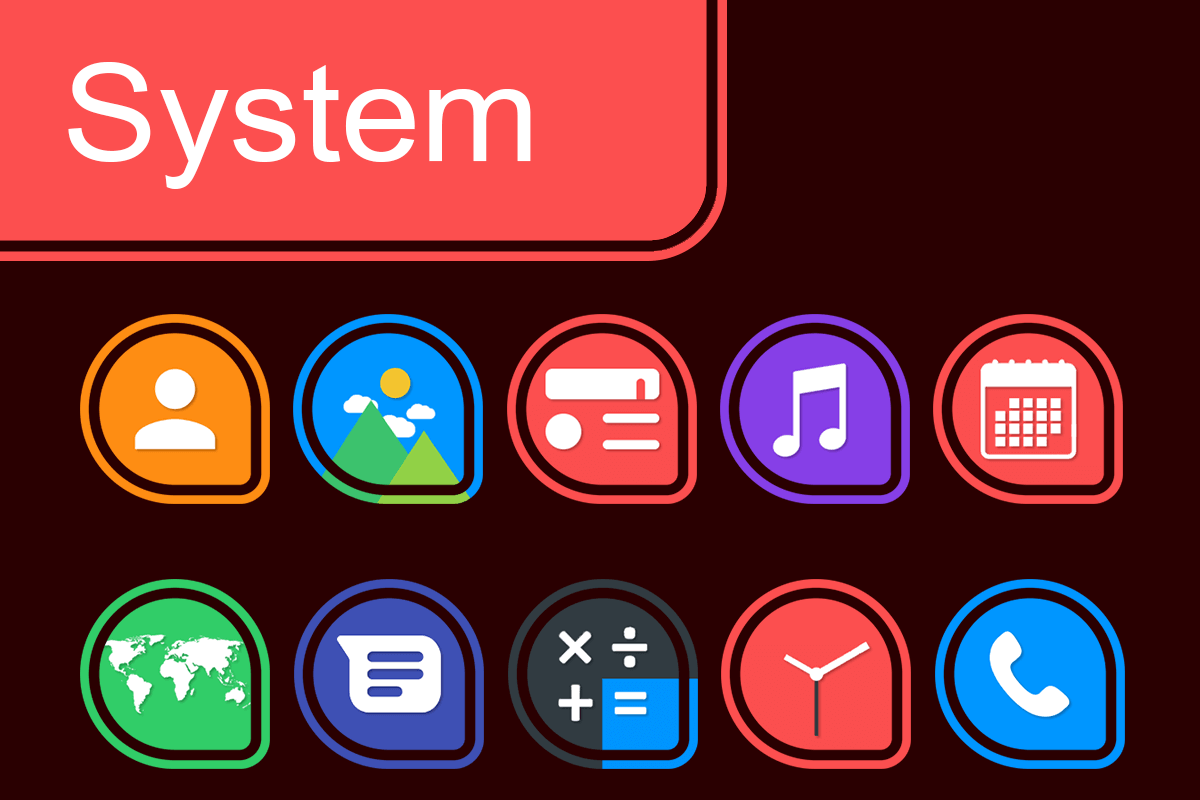 Pixel Ring Drop - Icon Pack Android Screenshot 3