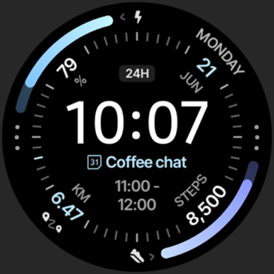Polar Event: Watch face Android Screenshot