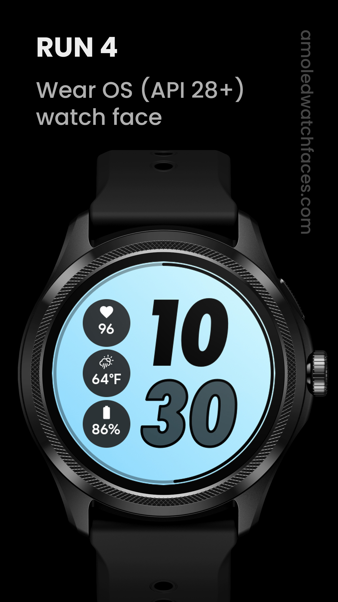 RUN 4: Watch face Android Screenshot 2