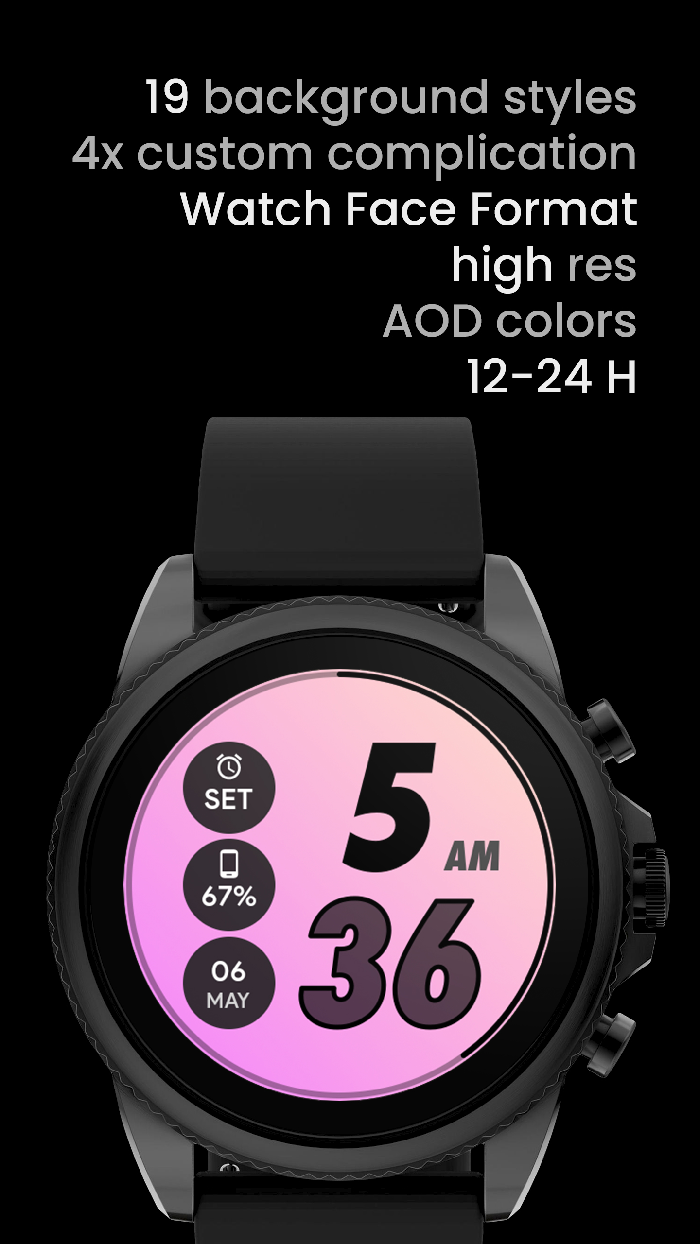 RUN 4: Watch face Android Screenshot 3