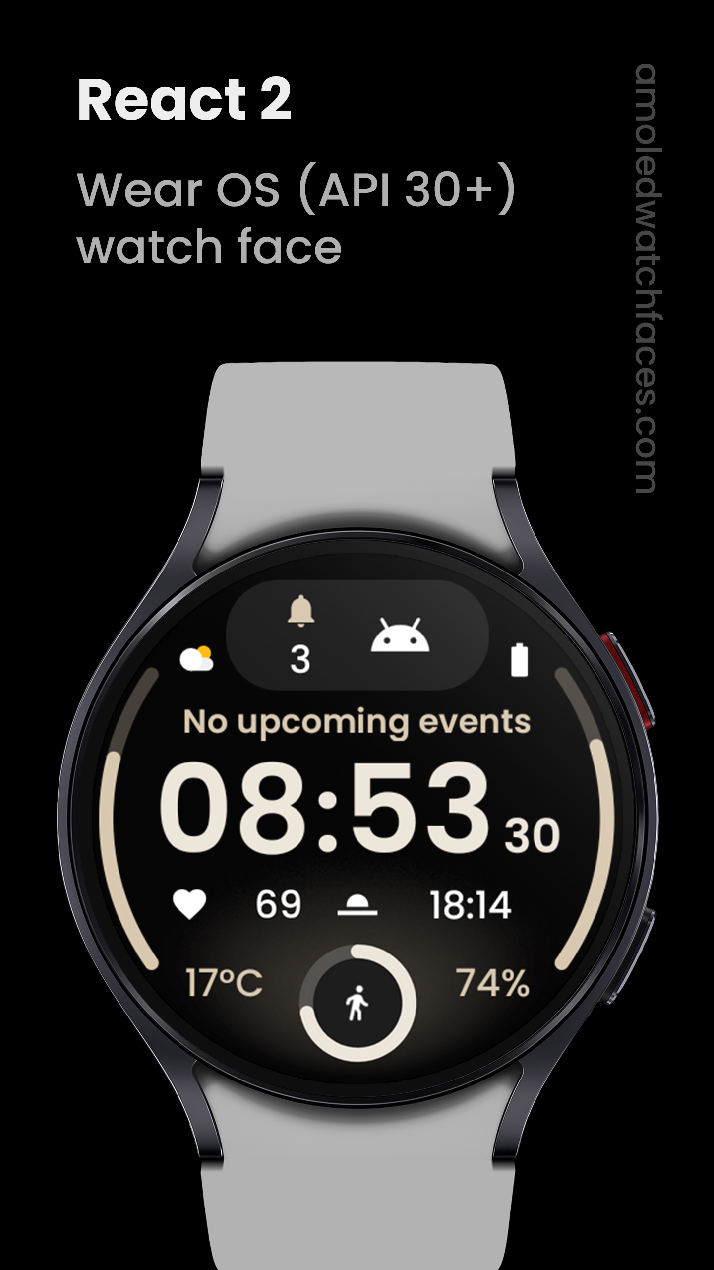 React 2: Watch face Android Screenshot 2