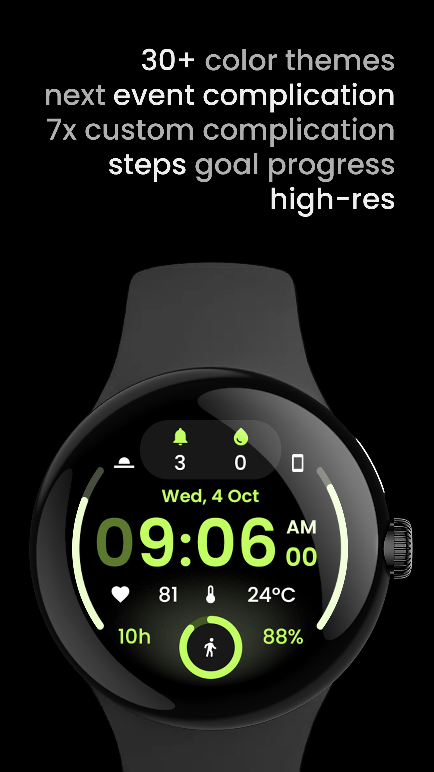 React 2: Watch face Android Screenshot 4