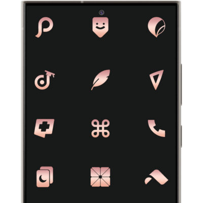 Rose Gold Icon Pack Android Screenshot 3