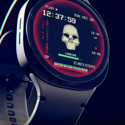 Rotating Skull Watch Face Android Screenshot 4
