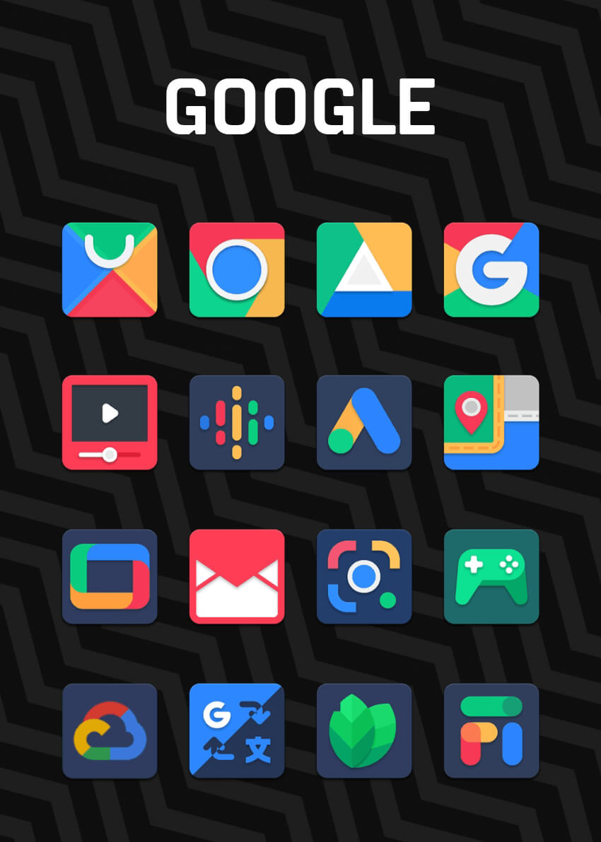 Rubuk - Square Icon Pack Android Screenshot 2