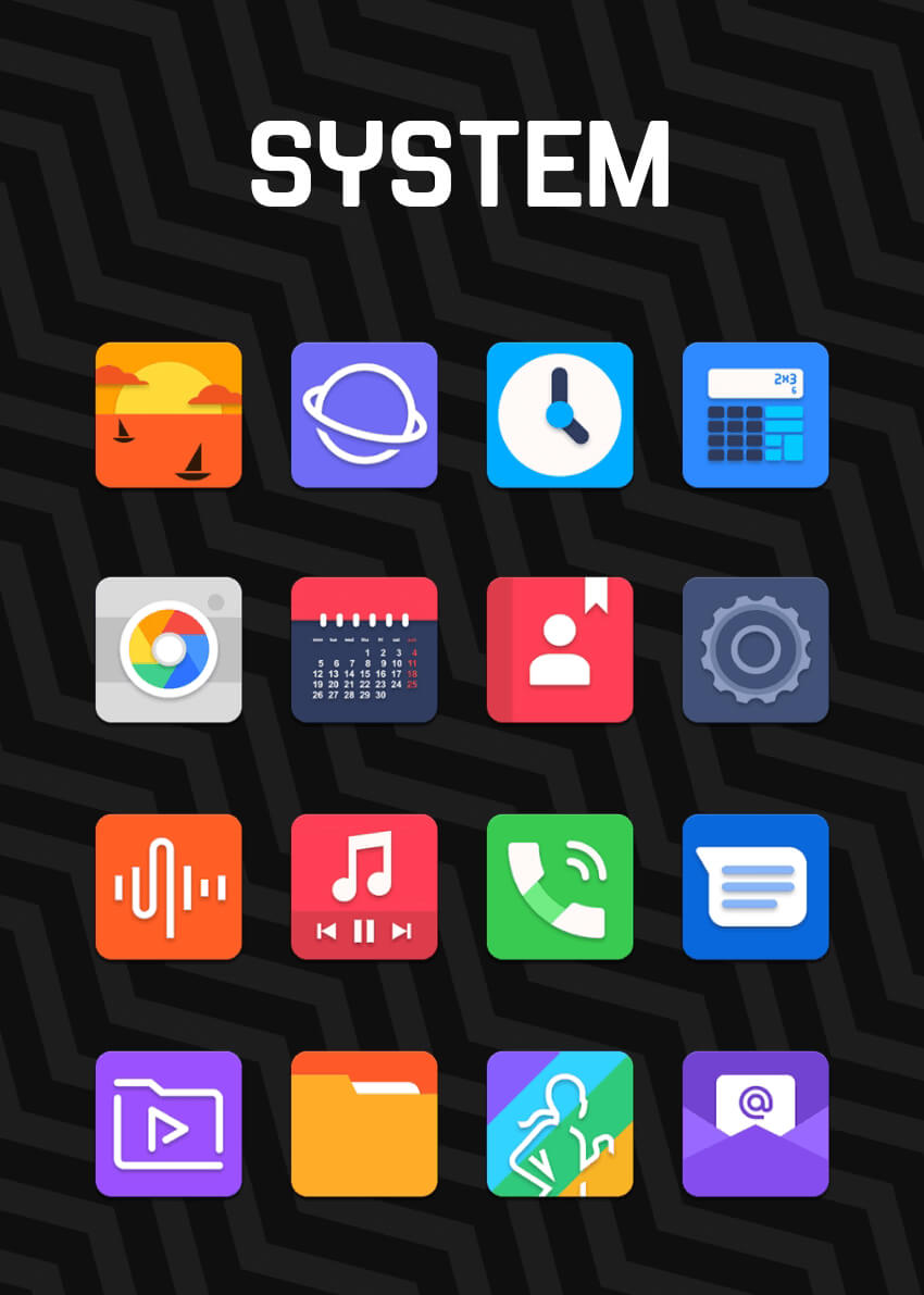 Rubuk - Square Icon Pack Android Screenshot 3
