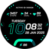 Rush: Digital Watch Face Android Screenshot